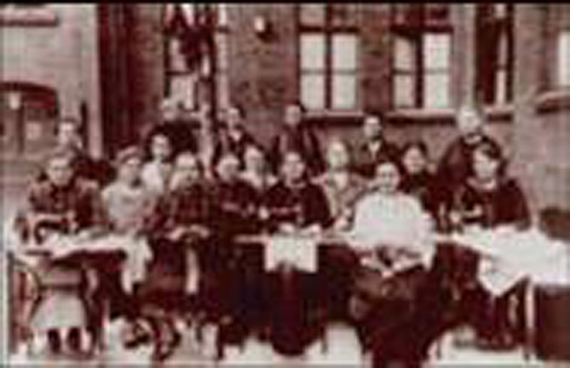 Naehstube um 1920
